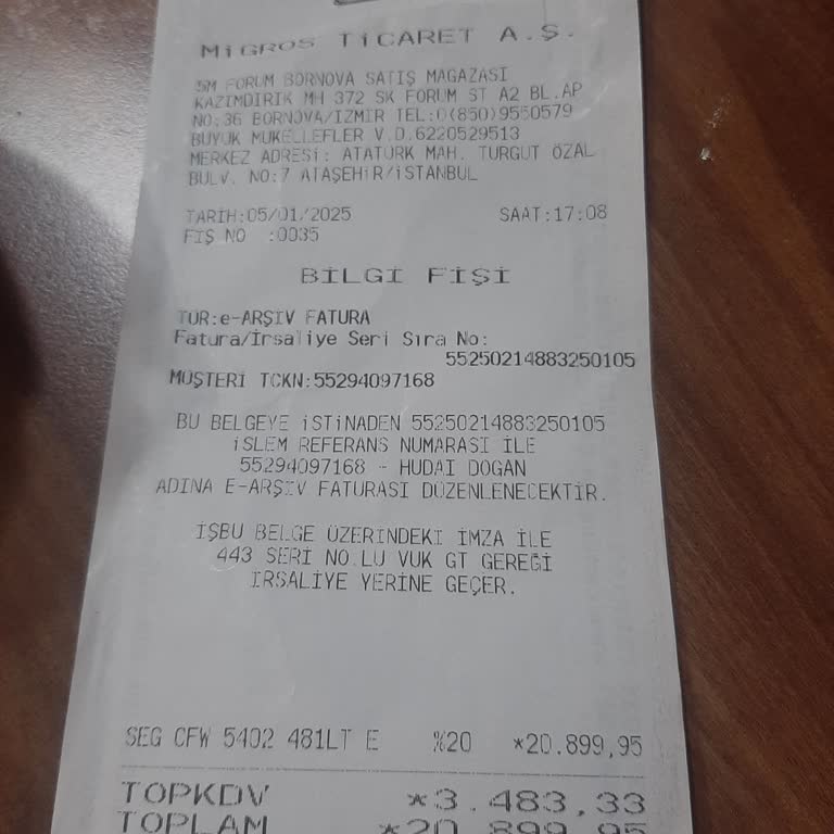 Migros Nakliye Hizmeti Kabusum Oldu