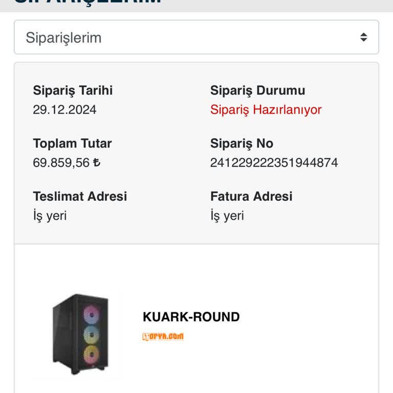 Siparişin Teslim Edilmemesi Ve Müşteri Hizmetleri Yanıtı