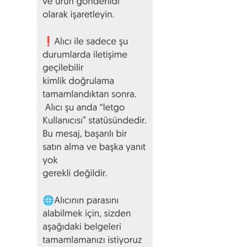 Letgo Üzerinde Yanıltıcı Satış Mesajı Problemi