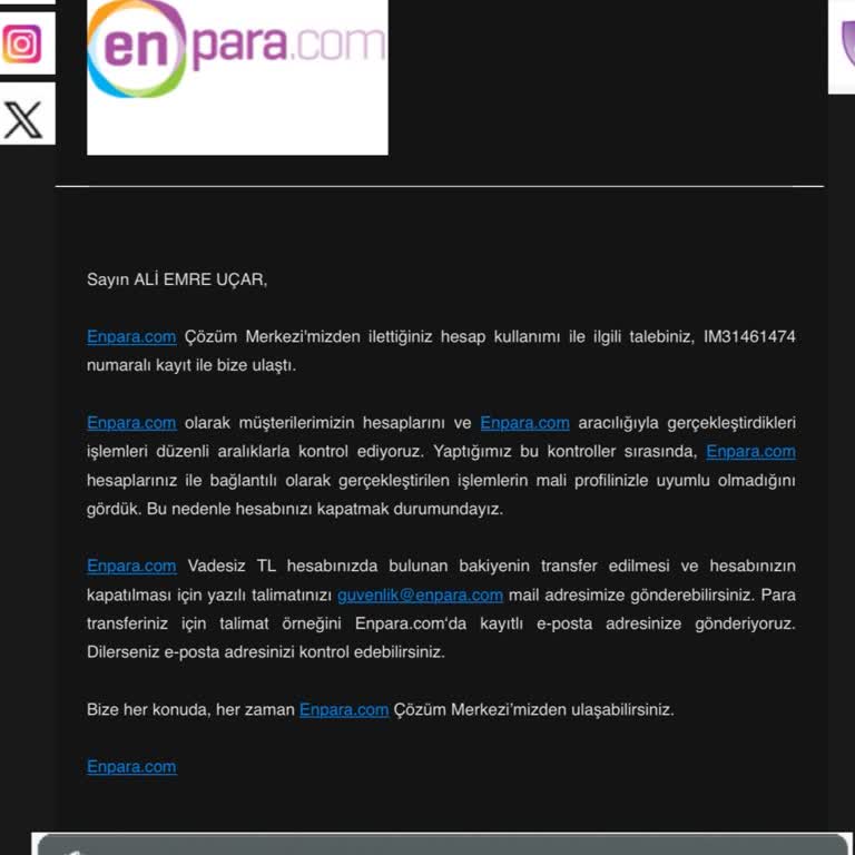 Enpara.com Hesap Blokesi Ve Mevduat Sorunu
