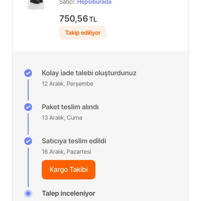 Hepsiburada'da İade Sürecinde Yaşanan Gecikme Sorunu