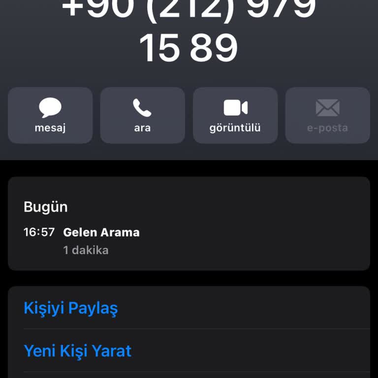 Şüpheli Arama Ve Kişisel Bilgi Güvenliği Endişesi