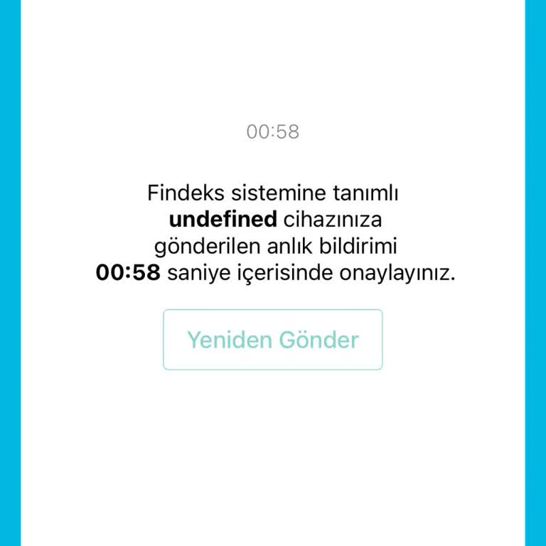 Findeks Uygulama Bildirim Sorunu