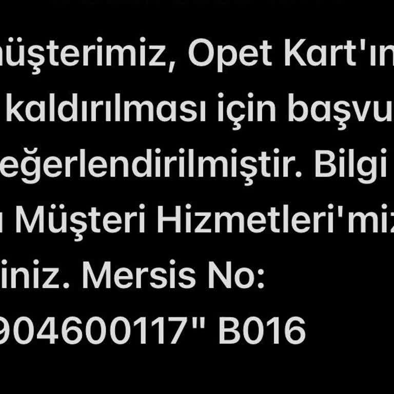 Opet İstasyonunda Yaşanan Yakıt Puanı Sorunu