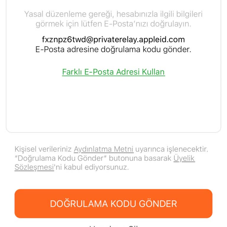 Hesap Doğrulama Sorunu Ve Sipariş Erişimi