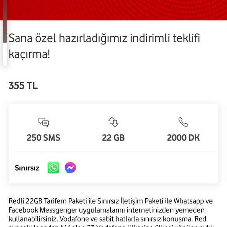 Vodafone'un Zorunlu Kullanım Artışı Ve Fiyat Politikası