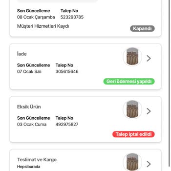 Zeynep Tekstil'den Eksik Ve Yanlış Ürün Sorunu