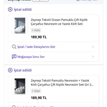 Zeynep Tekstil'den Eksik Ve Yanlış Ürün Sorunu