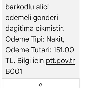 PTT Kargo Teslimat Sorunu Ve Müşteri Hizmetleri İletişimsizliği