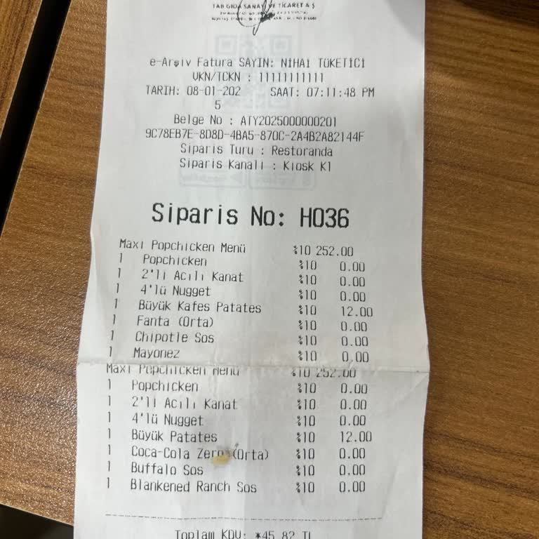 Venezia AVM Popeyes'te Çiğ Patates Ve Tavuk Şoku