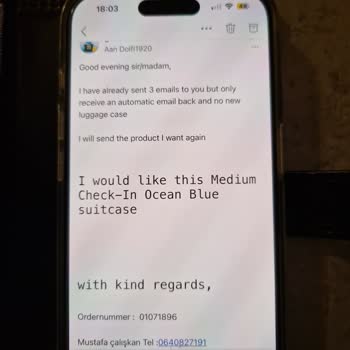 Valizim Kırıldı Ve 1 Aydır Çözüm Bekliyorum