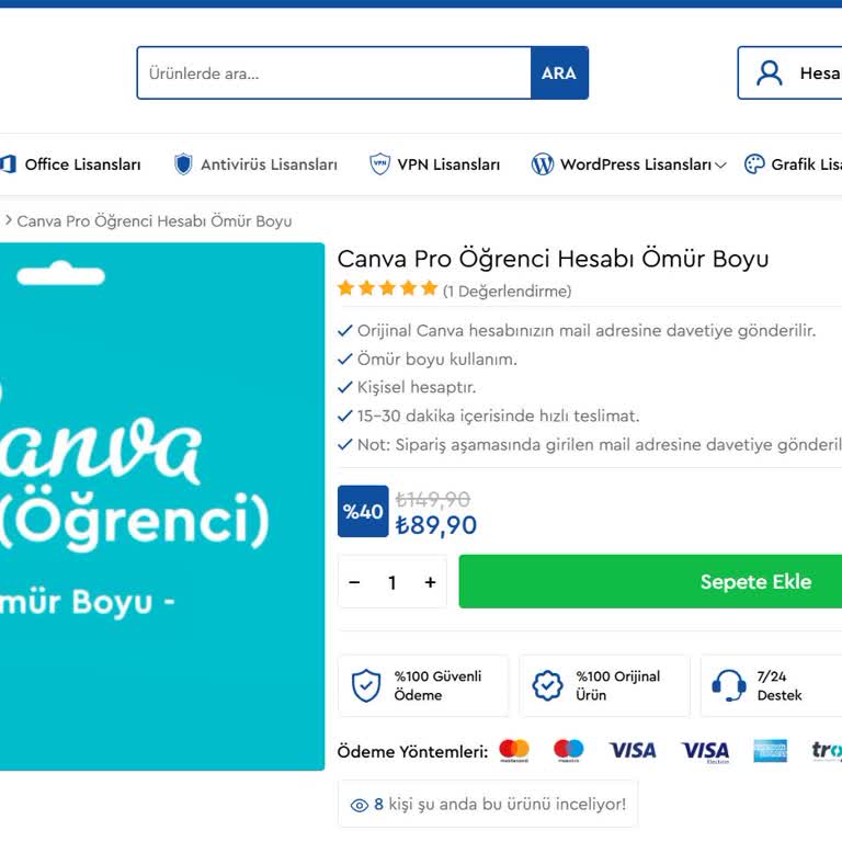 Lisansgo Canva Pro Üyeliği Mağduriyeti!