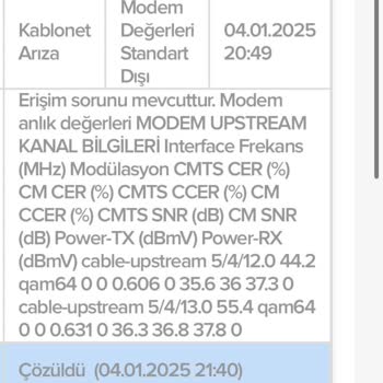 İnternet Bağlantı Sorunu Ve Çözülmeyen Arıza Kaydı Mağduriyeti