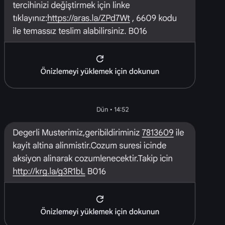 Aras Kargo'nun Teslimat Sorunları