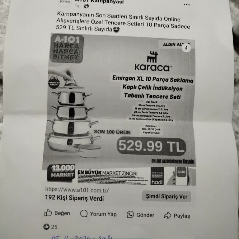 Yanlış Çekim Ve Teslim Edilmeyen Ürün