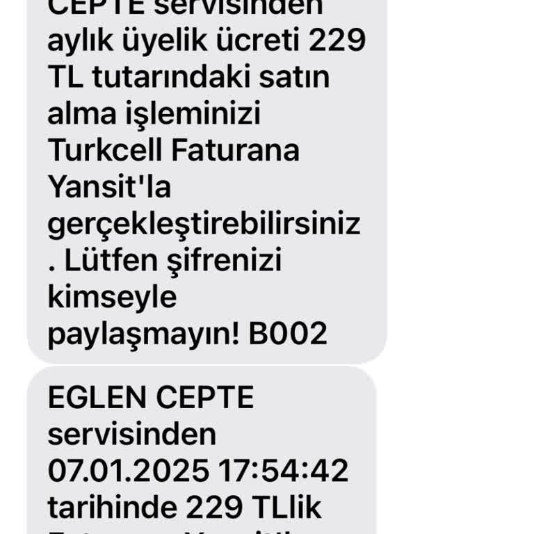 Yanlış Onayla Faturama Yansıyan Ücret