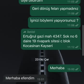 Eksik Kırlent Ve İlgisiz Hizmet