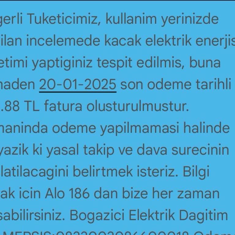 Fatura Karmaşası Ve Haksız Ceza