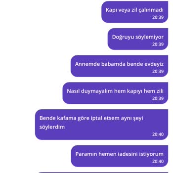 Getir Siparişi: Yanlış İptal Ve İletişim Sorunu