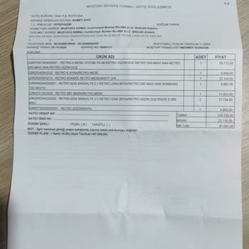 Teşhir Ürünü Diye Yıpranmış Mobilya Satışı