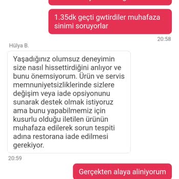 Yemek Sepeti İle Soğuk Gelen Sipariş Ve Yetersiz Çözüm