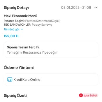 Sipariş İptali Ve Ücret İadesi Sorunu