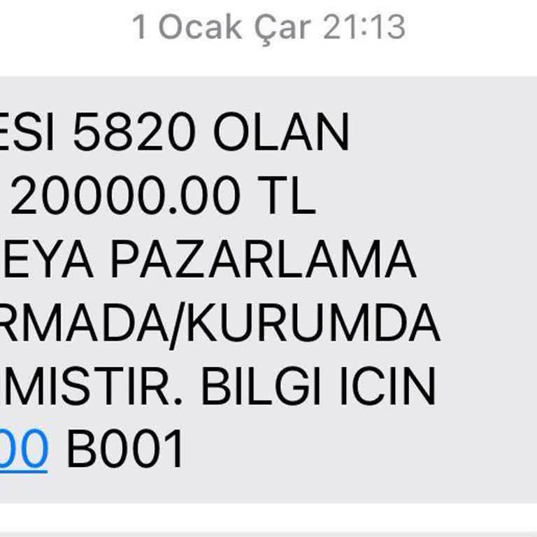 İzinsiz Çekilen 20.000 TL İçin Ziraat Bankası'ndan Destek Bulamıyorum