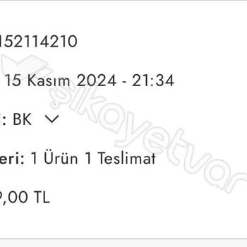 Boyner'den Gelen Sorunlu Ürün Ve Müşteri Hizmetleri Çilesi