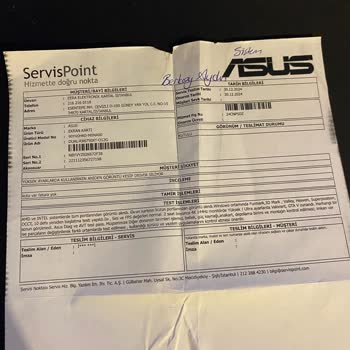 Garanti Sürecinde Çözülmeyen Ekran Kartı Sorunu