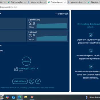 Türk Telekom'un Yanıltıcı İnternet Hızı Ve Müşteri Hizmetleri Sorunu