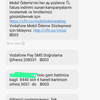 Vodafone Pay'de Güvenlik Açığı Ve Yanlış Faturalandırma