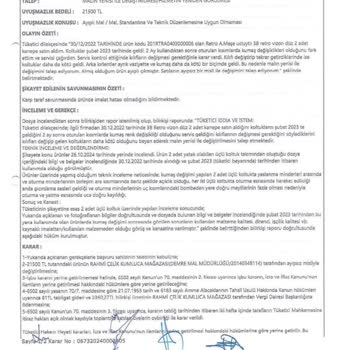 İstikbal Mobilya'nın Kusurlu Ürün Ve İade Sorunu