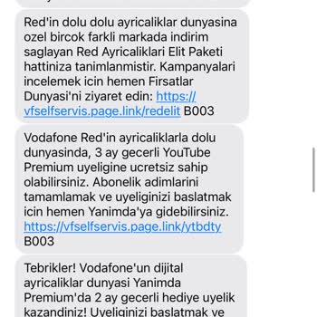 Vodafone Tarife Güncellemesi Sonrası Hizmet Kesintisi