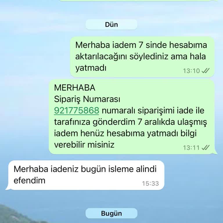 Geciken İade Ve Yanıltıcı Müşteri Hizmeti