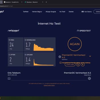 Akşamları İnternet Hızında Dramatik Düşüş