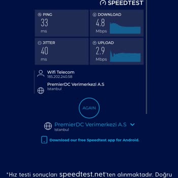 Wi-Fi Telekom (Çorlu) İnternet Hızı Sorunu Ve Müşteri Hizmetleri Eksikliği!