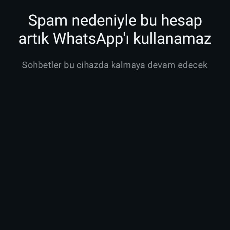 WhatsApp Hesabım Haksız Yere Engellendi