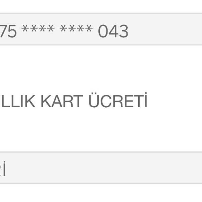 Haksız Kart Aidatı İadesi Talebi