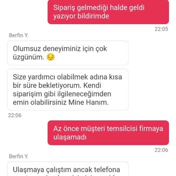 Yemeksepeti Üzerinden Verilen Saka Su Siparişi Teslim Edilmedi