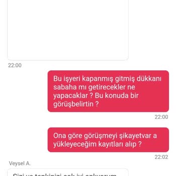 Yemeksepeti Üzerinden Verilen Saka Su Siparişi Teslim Edilmedi