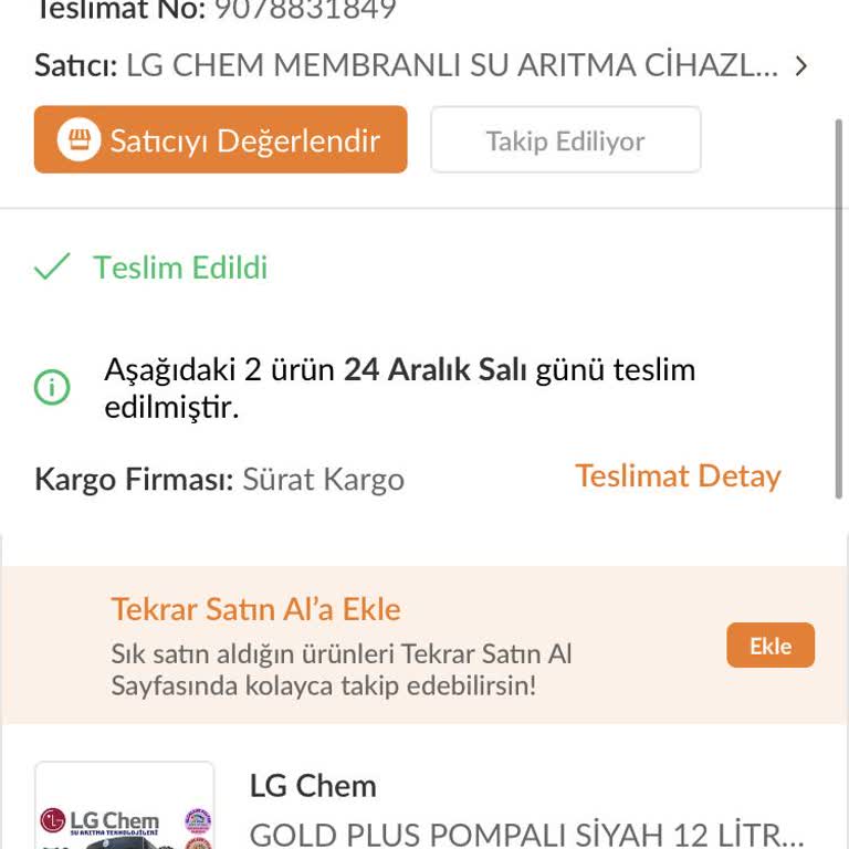 Trendyol'dan Aldığım Su Arıtma Sistemi Hayal Kırıklığı Yarattı