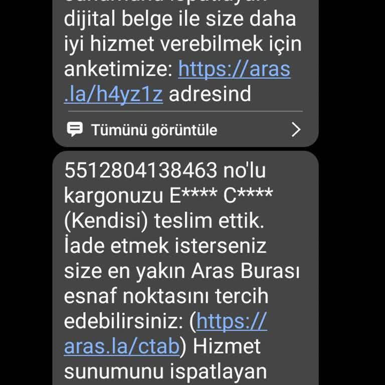 Kayıp Kargo Ve İlgisiz Hizmet