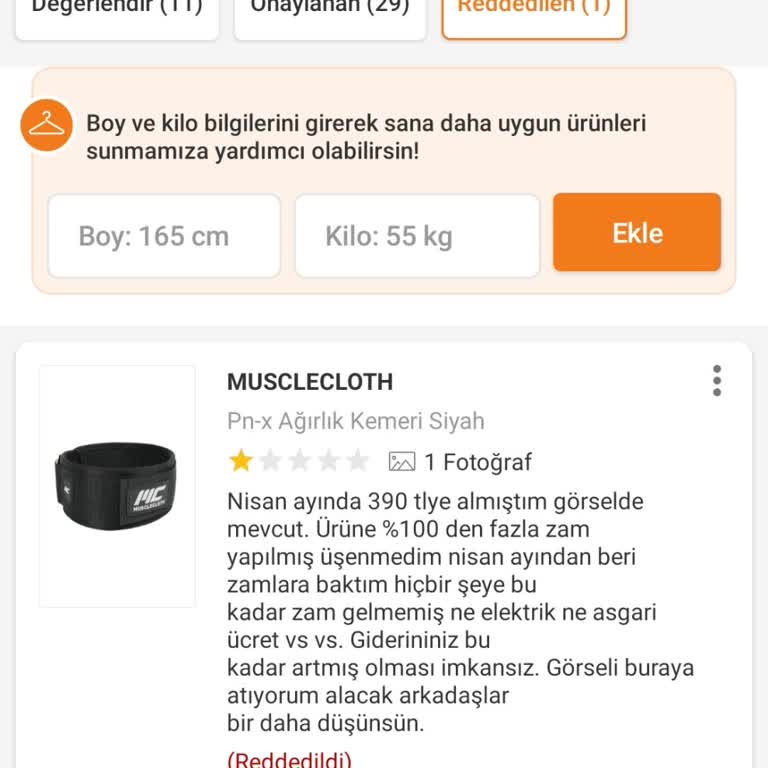 Trendyol'da Yorum Engeli: Fahiş Fiyat Artışına Tepkim Reddedildi
