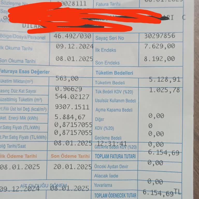 Doğal Gaz Faturası Şok Edici Yüksekliğe Ulaştı!