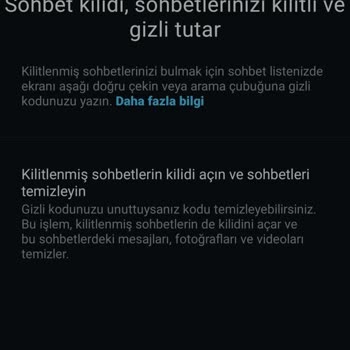 WhatsApp Sohbet Kilidi Sorunu Ve Unutulan Pin