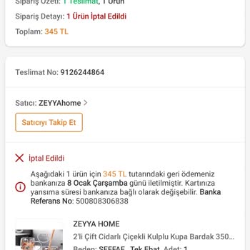 Trendyol'dan Zamanında Teslim Edilemeyen Sipariş Ve Yetersiz Çözüm