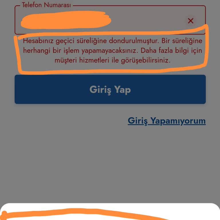 Cepte Şok Uygulamasında Güven Zedeleyen Hesap Dondurma Sorunu