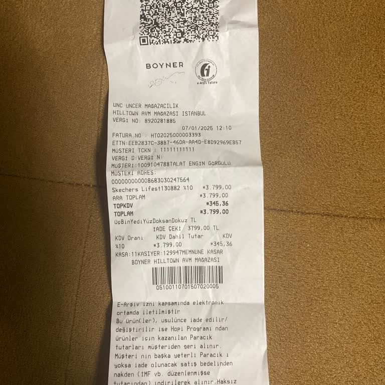 Boyner Hilltown'da Sipariş Karmaşası Ve İletişim Sorunu