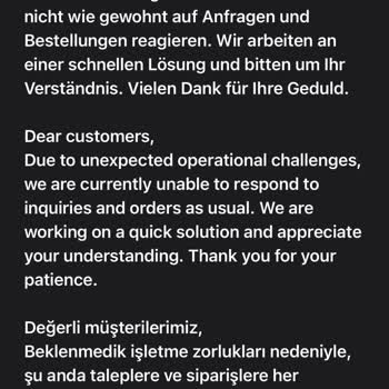 Sipariş Verildi Ama Teslimat Yapılmadı