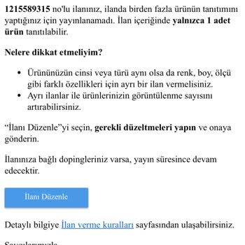 Yanlış Anlaşılan İlanlar Ve Para İadesi Sorunu
